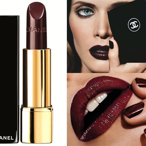 rouge a levre chanel rouge noir|chanel rouge à lips.